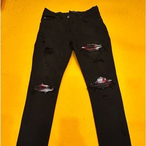Amiri black denim